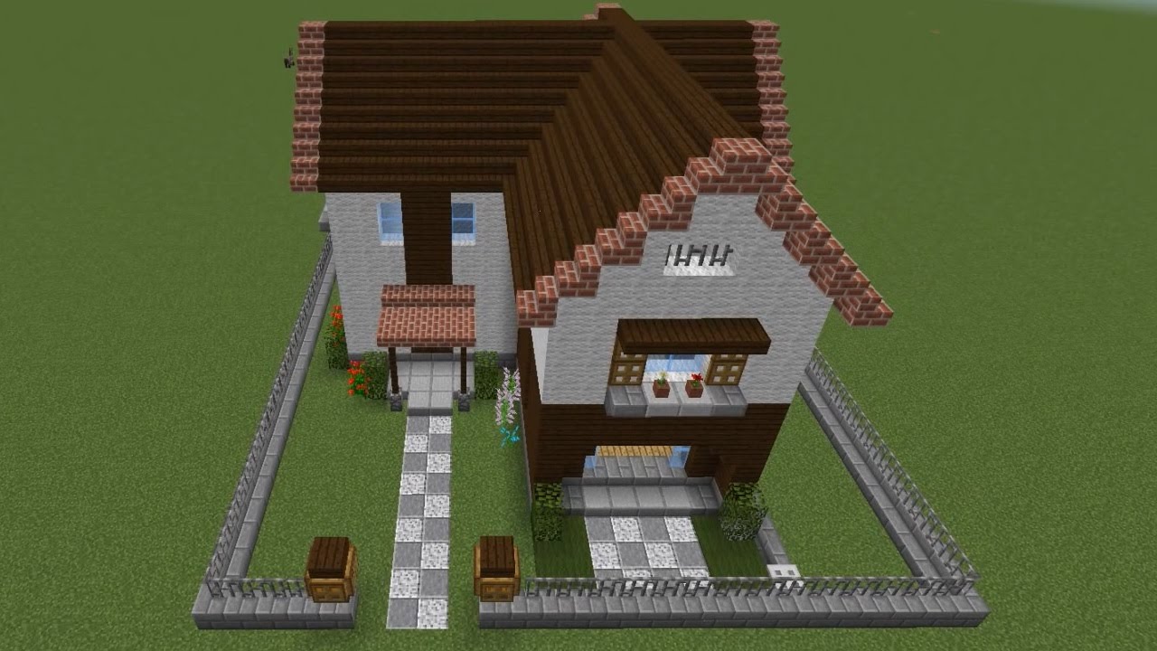 Minecraft 初心者でバニラでもオシャレな家を作りたい Part1 ゆっくり実況 Youtube