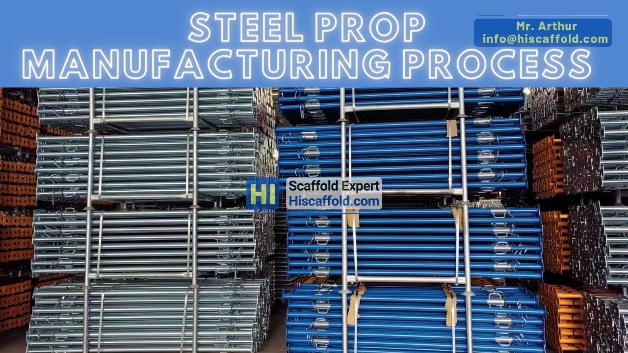 Steel Prop Manufacturing Process in Hiscaffold Factory 2024 - YouTube