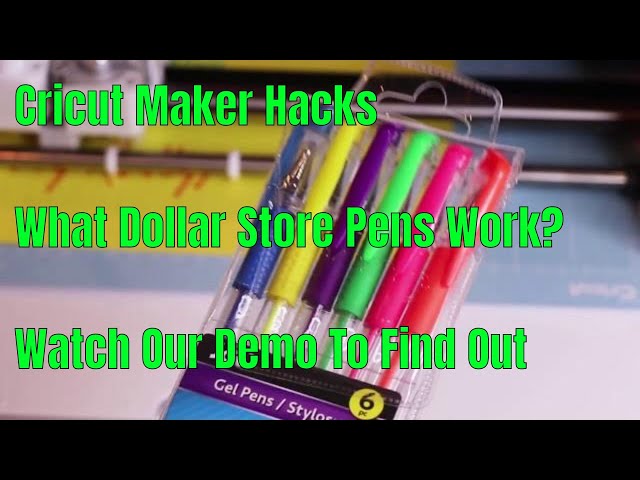 The Ultimate Dollar Hack for Using ANY Pen in the Cricut Explore or Cricut  Maker 