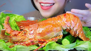 ASMR TÔM HÙM LỘT - SOFT SHELL RAINBOW LOBSTER EATING SOUNDS | LINH-ASMR