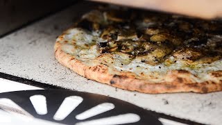 How To Make The BEST Mushroom Pizza With Garlic & Ricotta Cheese (Thin & Crispy Crust!)