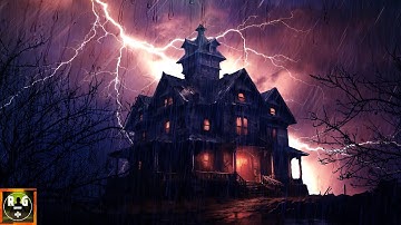 Thumbnail of Nightmare Thunderstorm with Rain, Thunder and Scary Noises in a Haunted House at Night