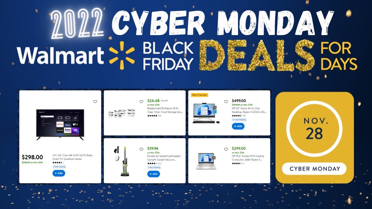 2022 Walmart CYBER MONDAY EVENT Sneak Peek | Starting 11/27 @ 7 pm | Tips & Tricks