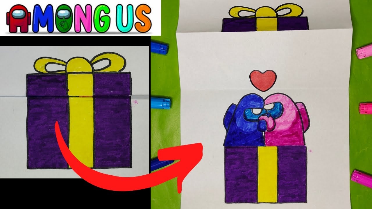 Drawing AMONG US Funny Moments| If Among Us Had a ShapeShifter | How to Draw AMONG US CRAFTS (FNF)