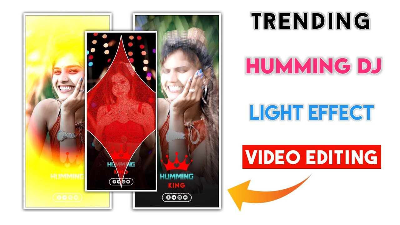 Humming Dj Light Effect Status Video Editing | New Light Effect | Uttar Parar Chele Ami Light Effect