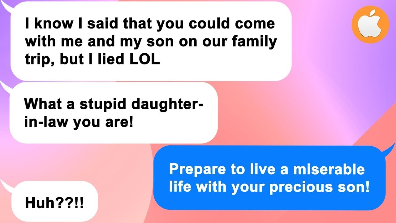 [Apple] MIL bullies me but brushing it off as pranks, so I walk out and let them self destruct