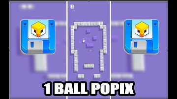 Fancade 1 Ball Popix Gameplay Walkthrough || Level 1 To 10