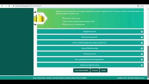 How to apply for Vegetable Oil Manufacturing License - FoSCoS | FSSAI
