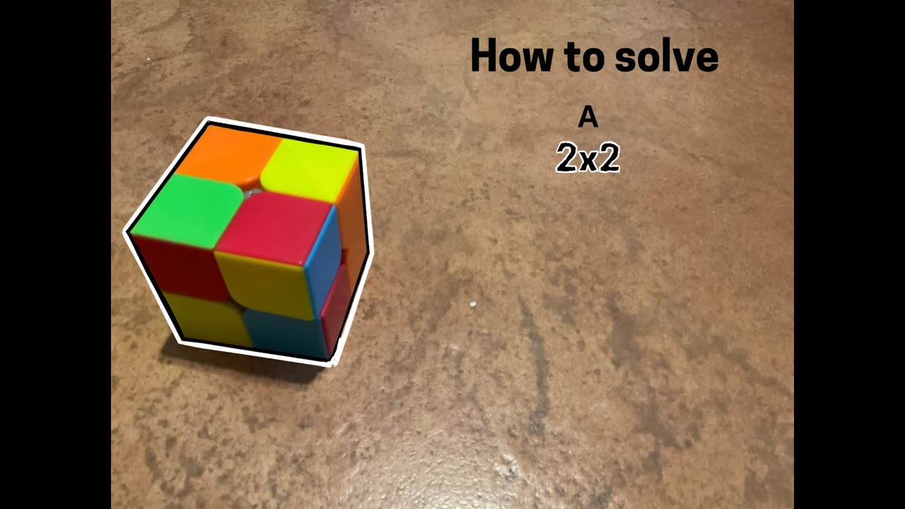 How to solve a 2x2 - YouTube