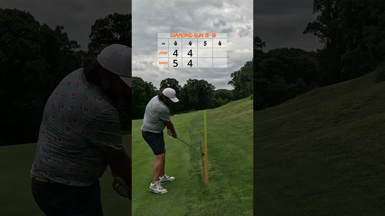 4 hole match at diamond run with a member! Have you ever played dr? #golf #golfswing #golflife