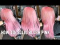 Pastel Pink Hair tutorial - full appointment