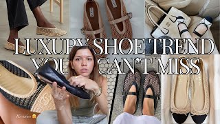 Luxury Ballet Flats Are Back: Chanel Mary Janes, Alaïa Fishnet & More