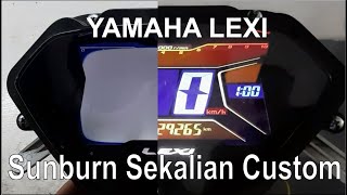 Cara Perbaiki Speedometer YAMAHA LEXI yang Sunburn.