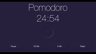 Flutter Web - Pomodoro timer - Speed Coding My first web app with flutter screenshot 2