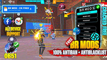 ⚡Free Fire OB51 AIM kill mod menu free☠️new rank season FF hack🔥BR MOD,HAXX-CKER PRO V11, HG CHEAT⚔️