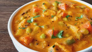 Vegetable Kurma Recipe | Curry Recipe | Veg curry/ Kurma | Side Dish For Chapathi or Poori screenshot 2