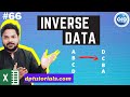 Excel Tricks : How To Inverse the Data Range in Excel ...