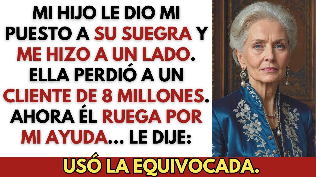 Mi Hijo Le Dio el Negocio a Su Suegra — Ella Perdió un Cliente de 8 Millones de Dólares… Y Él Rogó