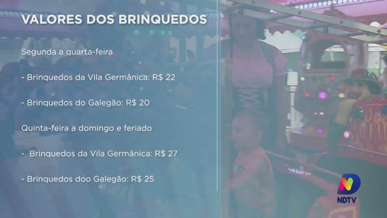 Valores dos brinquedos e brincadeiras típicas da Oktoberfest Blumenau são divulgados