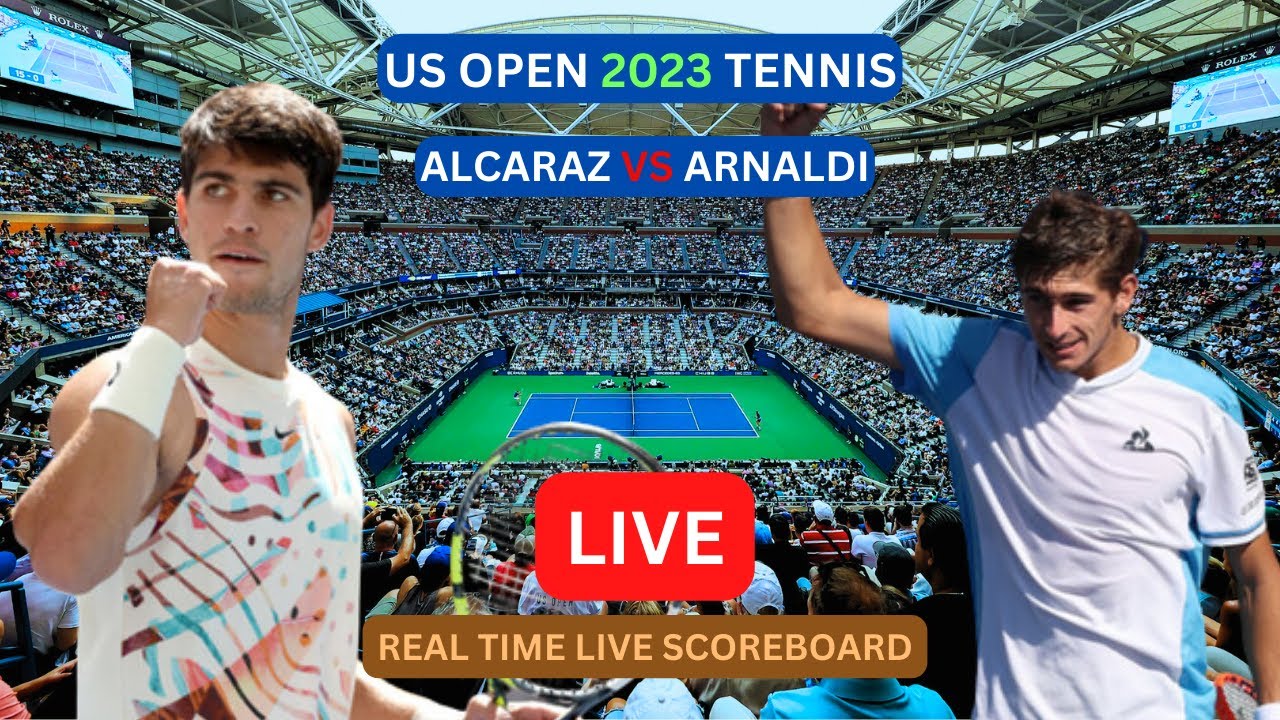 Carlos Alcaraz Vs Matteo Arnaldi LIVE Score UPDATE Today US Open Tennis 1/8-Finals Game Sep 04 2023