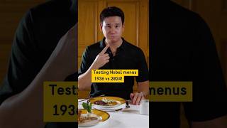 Testing Nobel menus - 1936 vs. 2024
This is the food served to some of the worldâs brightest minds â flavors you can experience too!
Every December, during the Nobel Prize celebrations, 1,300 guests gather in Stockholm City Hall for the Nobel Banquet. Each year, leading Swedish chefs create a one-night-only menu that reflects the trends and values of its time.
But Nobel dining isnât only for laureates. At @StadshuskĂ€llaren, the restaurant inside City Hall, anyone can order any Nobel menu â from 1901 to today.
We invited @FilipPoon Swedish chef and food creator, to explore how Nobel tastes have changed. In our video, he samples menus from two eras and shares his chefâs-eye view of their flavours.
In 1936, luxury meant richness and abundance: mock turtle soup â very fashionable in the 1930s â followed by fillets of sea bass; hazel grouse breast with fried banana and Waldorf salad; and glace au four.
The 2024 menu tells a different story, celebrating Swedish ingredients, sustainability and meticulous sourcing: Ăstergötland goat cheese with lovage, Swedish beets and quince; chicken and legume quenelles with Gotland truffle; miso-glazed celeriac with a culture porridge made from cut barley; and a dessert built entirely around Swedish apples in multiple textures.
Close to a century apart â two meals shaped by the values of their time. Which Nobel dishes would you like to try?
Photos: 1: © Nobel Prize Outreach. Photo: Alexander Mahmoud 2: © Nobel Prize Outreach. Photo: ClĂ©ment Morin 3: Brendler & Ă
kerberg/Stadsmuseet/StockholmskÀllan
Music: Feast of Treats - Cercles Nouvelles/Epidemic Sound
Produced by Swedish Institute and Stockholm Business Region Testing Nobel menus - 1936 vs. 2024