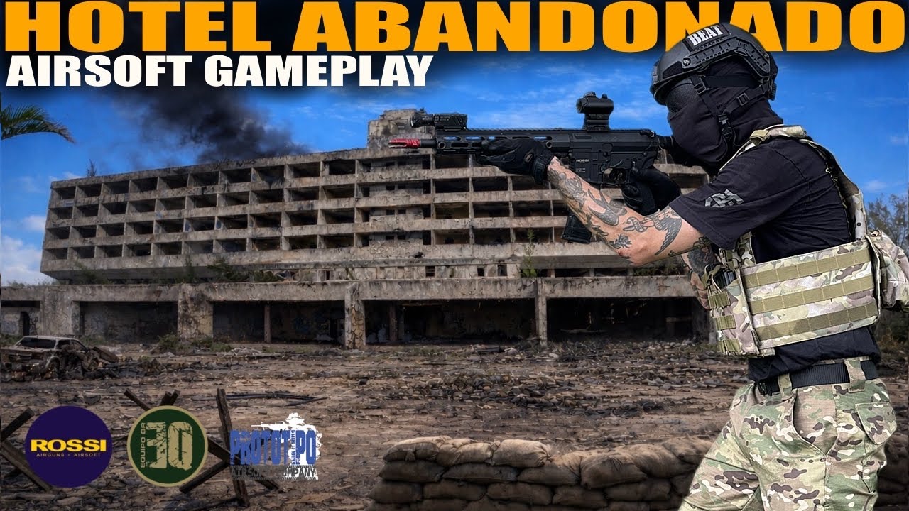 AIRSOFT EM UM HOTEL NA BEIRA DA PRAIA - GAMEPLAY COM NEPTUNE 10 PLUS