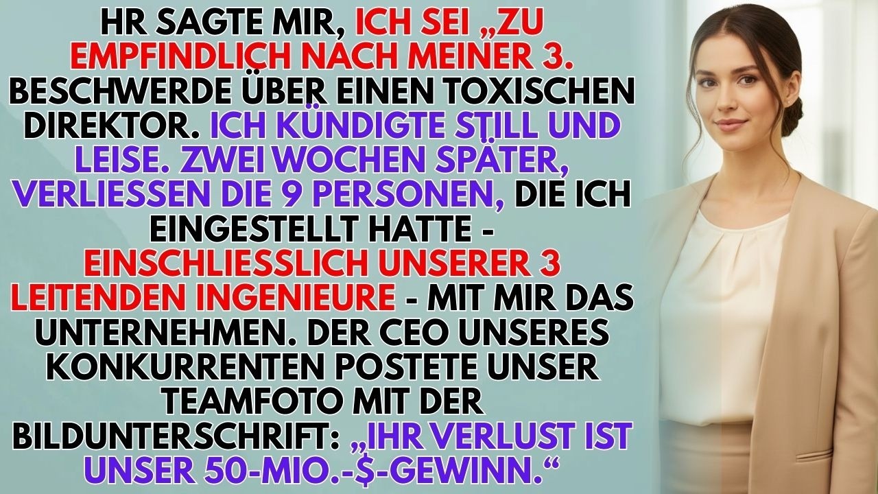 Mein ganzes Team kündigte gleichzeitig mit mir – Ein toxischer Chef kostete uns 50 Millionen Dollar 💼 | #UnternehmensRache