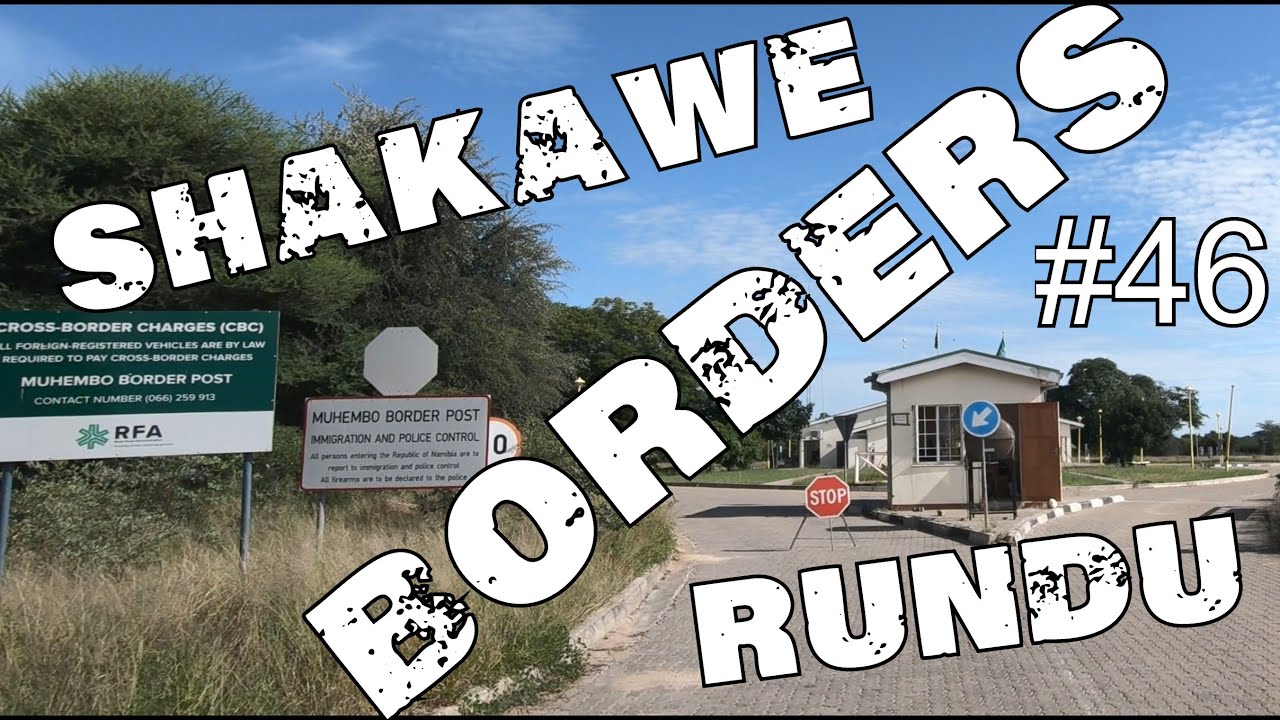 4K Driver's View: Shakawe to Rundu via Mohembo bordr, Bwabwata Park, Popa Falls, Divundu & Sarusunga