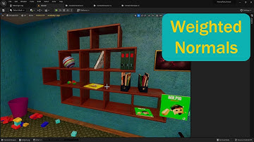 UE5 HeavyRain House Part20 - Weighted Normals