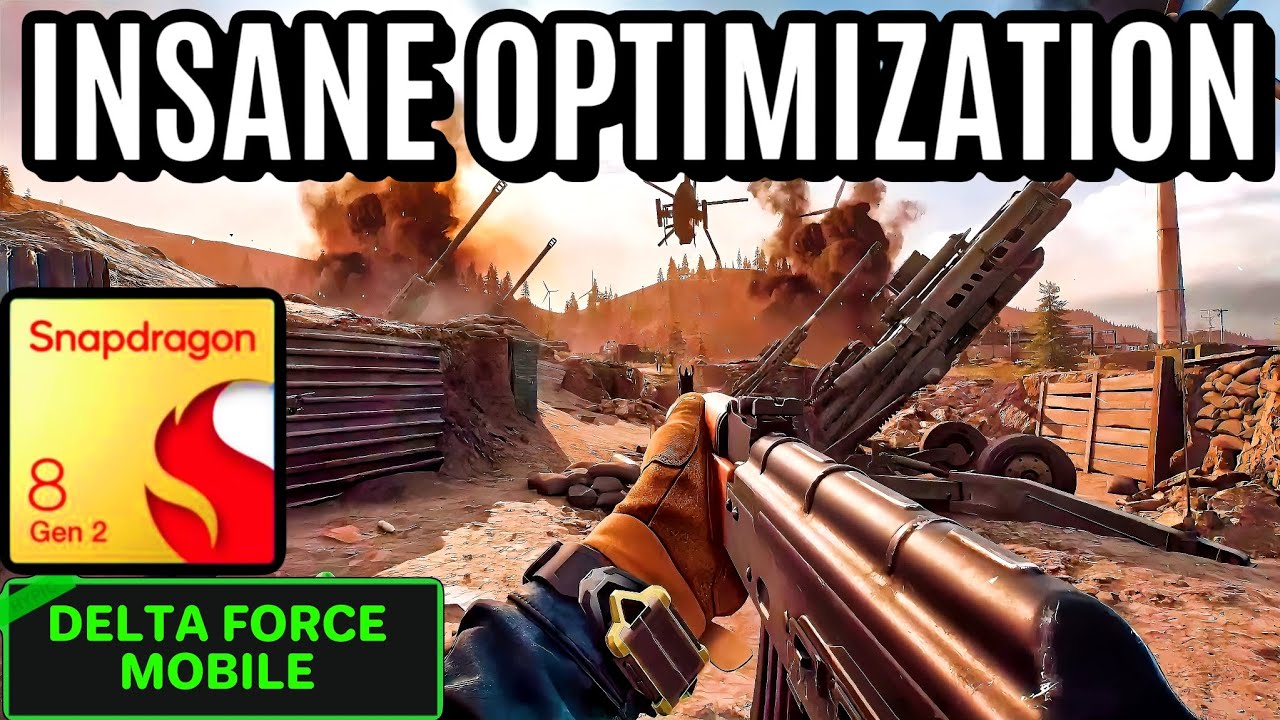 DELTA FORCE MOBILE 120 FPS GAMING TEST | SNAPDRAGON 8 GEN 2 | ONEPLUS 12R 🔥