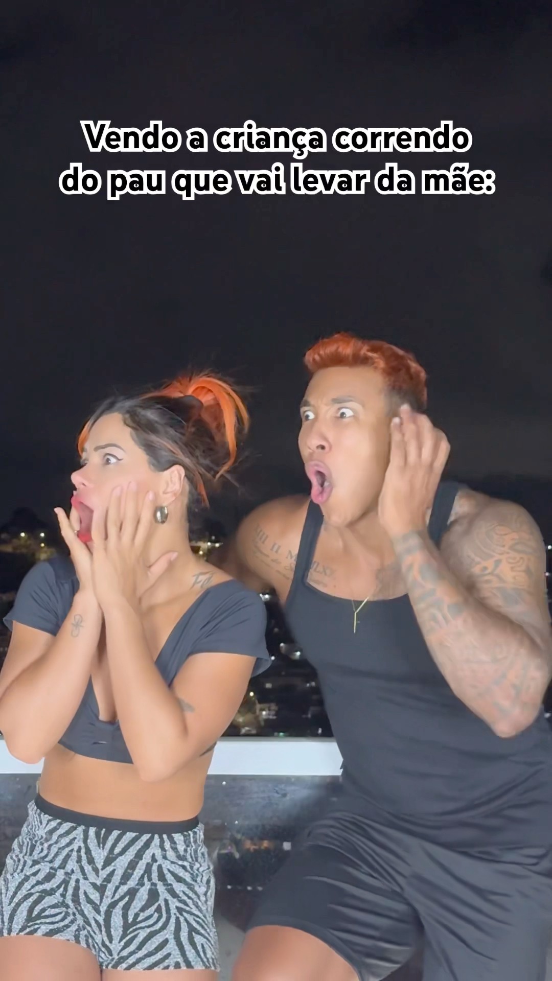 Será que a criança conseguiu escapar?​⁠@mayca.brasil #humor #comedia #funnymemes #short