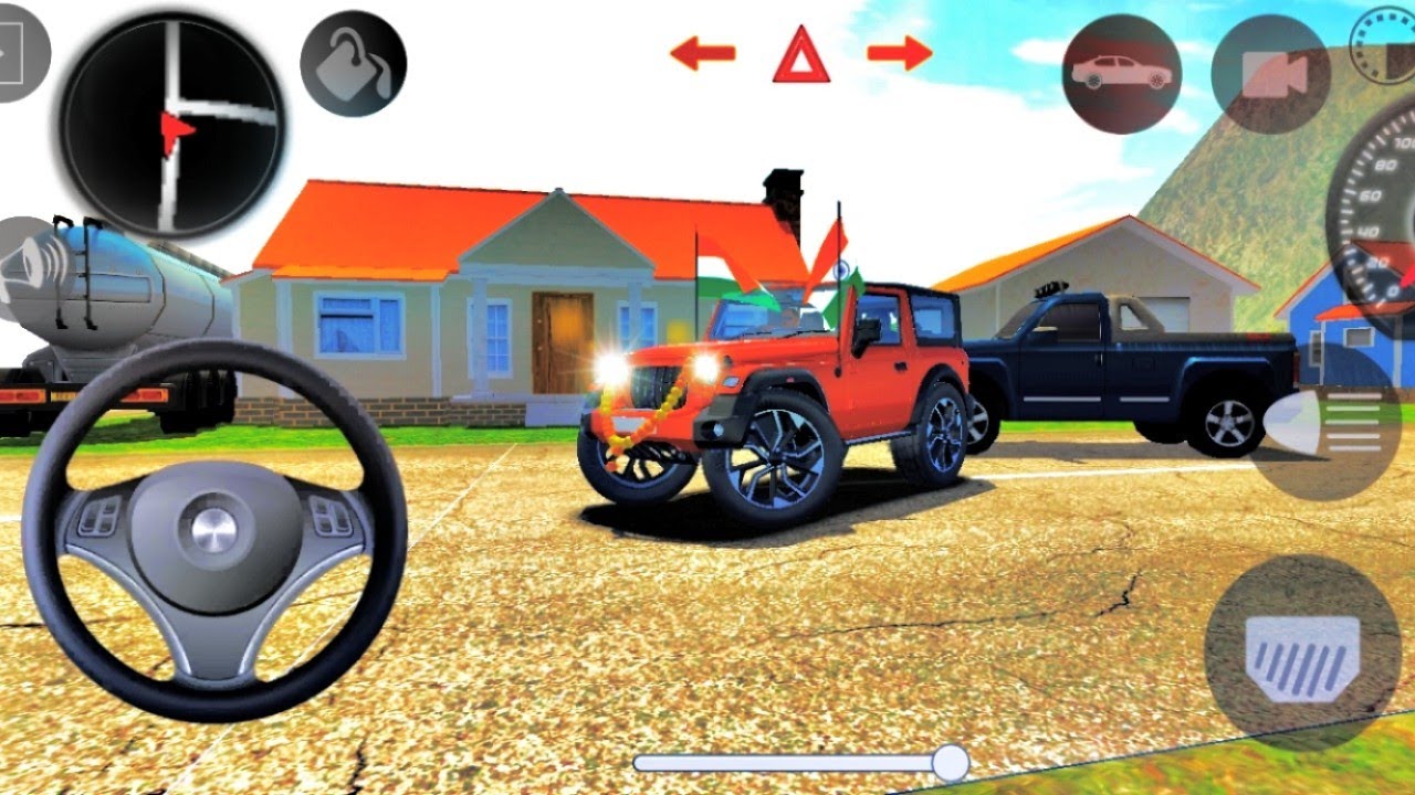 Modified Mahindra Thar Car Games: Indian Cars ( Gadi Wala Game ) Gadi Wala Android Gameplay 2025