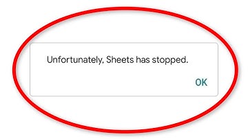 How To Fix Unfortunately Google Sheet Has Stopped Error Android & Ios -Fix Google Sheet App Not Open