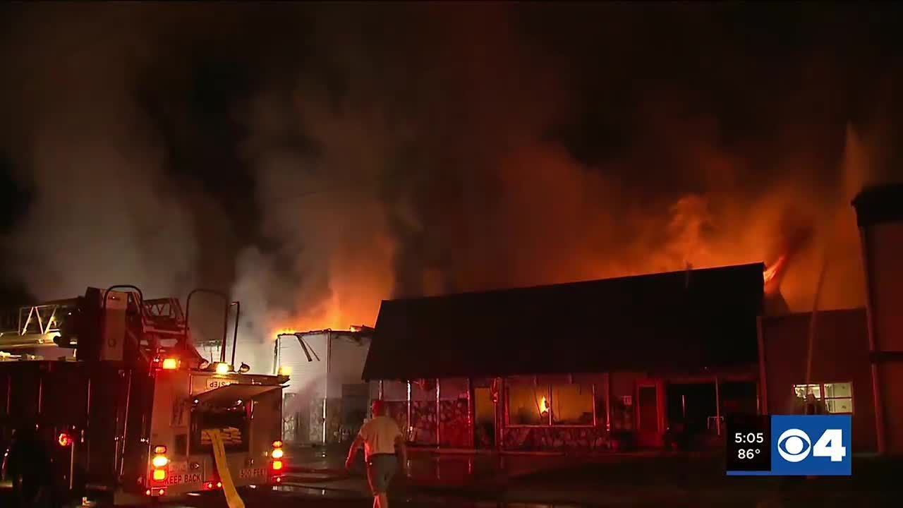 Multiple businesses catch fire in Granite City YouTube