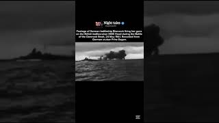 Bismarck Opens Fire on HMS Hood During Battle of the Denmark Strait (1941)