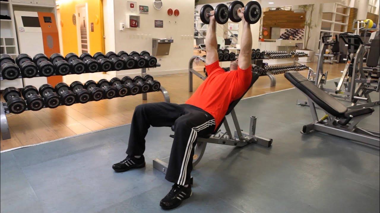 Incline Dumbbell Bench Press - Chest Exercise for Gym 