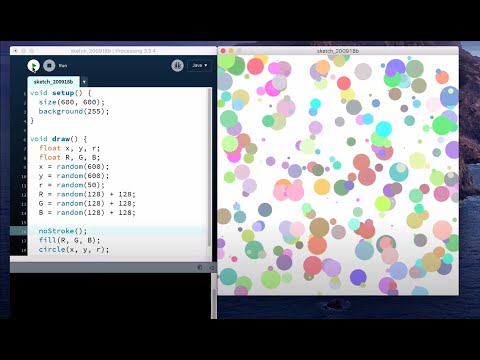 Processingによるデジタルアートの制作