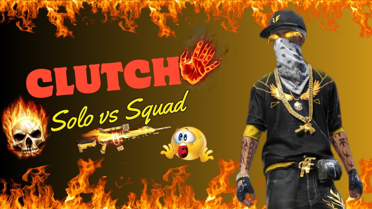 FREEFIRE 1 VS 4 Clutch Every BR Ranked Match | New Season Cs Rank Push ...
