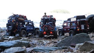 TRX4 DEFENDER & Jeep Wrangler Rubicon Coastal driving Part2