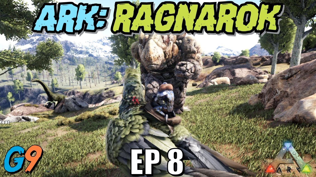 Ark Survival Evolved - Ragnarok EP8 (A Rock Tried To Kill Me) - YouTube