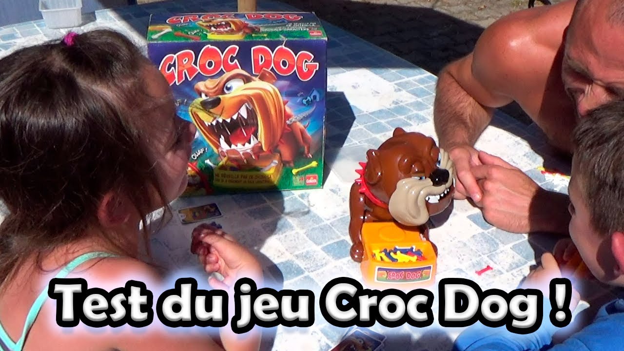 Test du Jeu rigolo familial pour enfant Croc Dog de Goliath (agilité