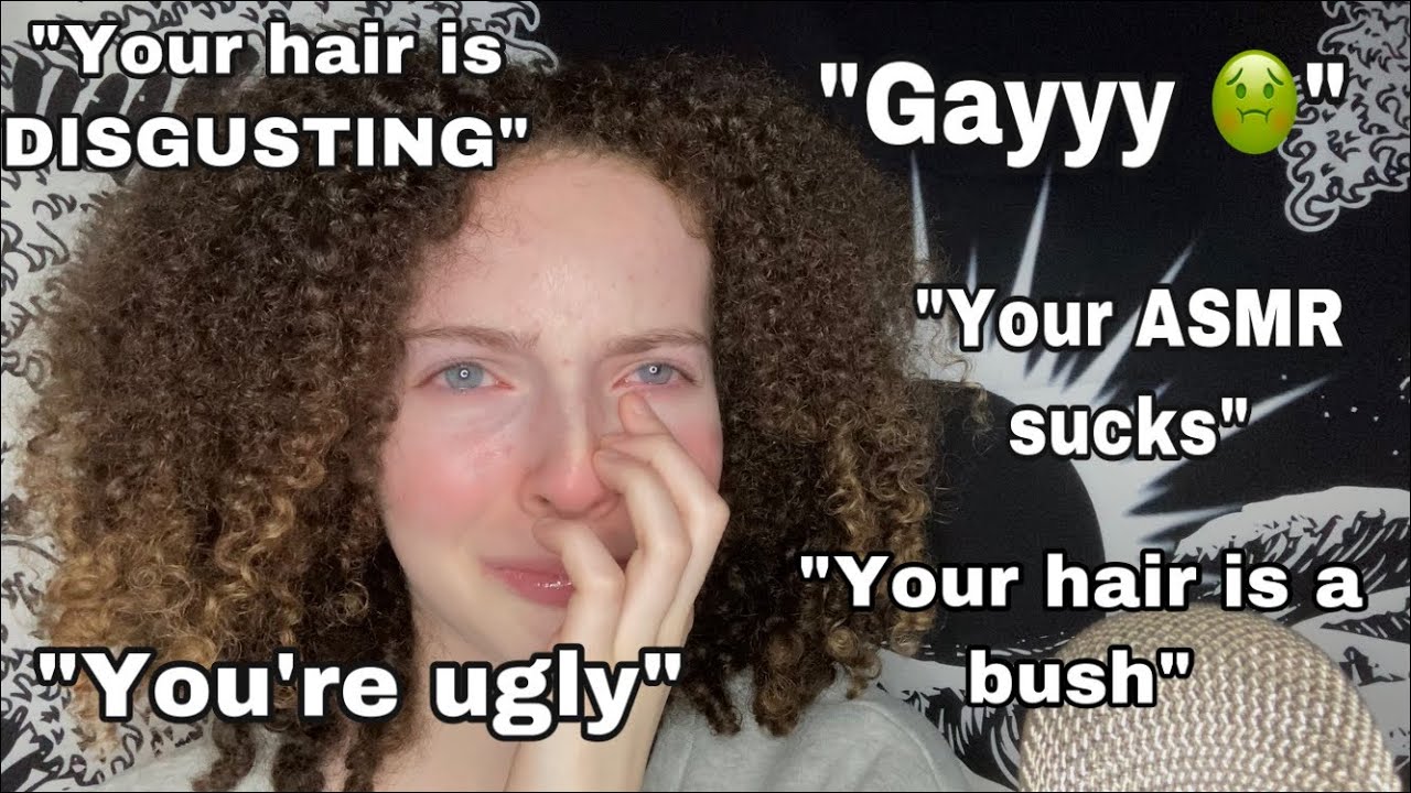 Reading hate comments in ASMR