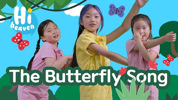 The Butterfly Song (If I Were A Butterfly) 🦋 Kids Songs 🐛 Hi Heaven