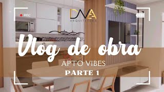 Tour na obra - apto Vibes (tiramos a porta da varanda e integramos tudo!)