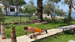 Alt. Burpee DB Snatch