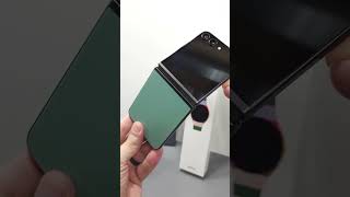 Galaxy Z Flip 5 Green Unboxing