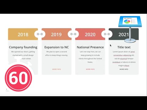 How to Quickly Make a Timeline in Keynote With Templates