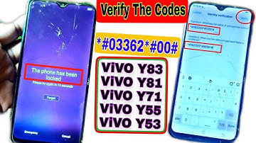 Vivo Y81,Y83,Y91i,Y93,Y95,Y11,Y12,Y15,Y17 All Type Password, Pattern Lock Remove In 1 Click