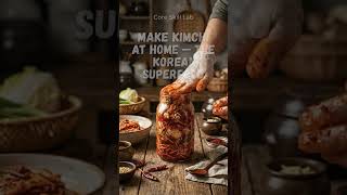 Make Kimchi at Home in One Day — Korea's Greatest Superfood 🌶️ #Kimchi #KoreanCooking #Shorts