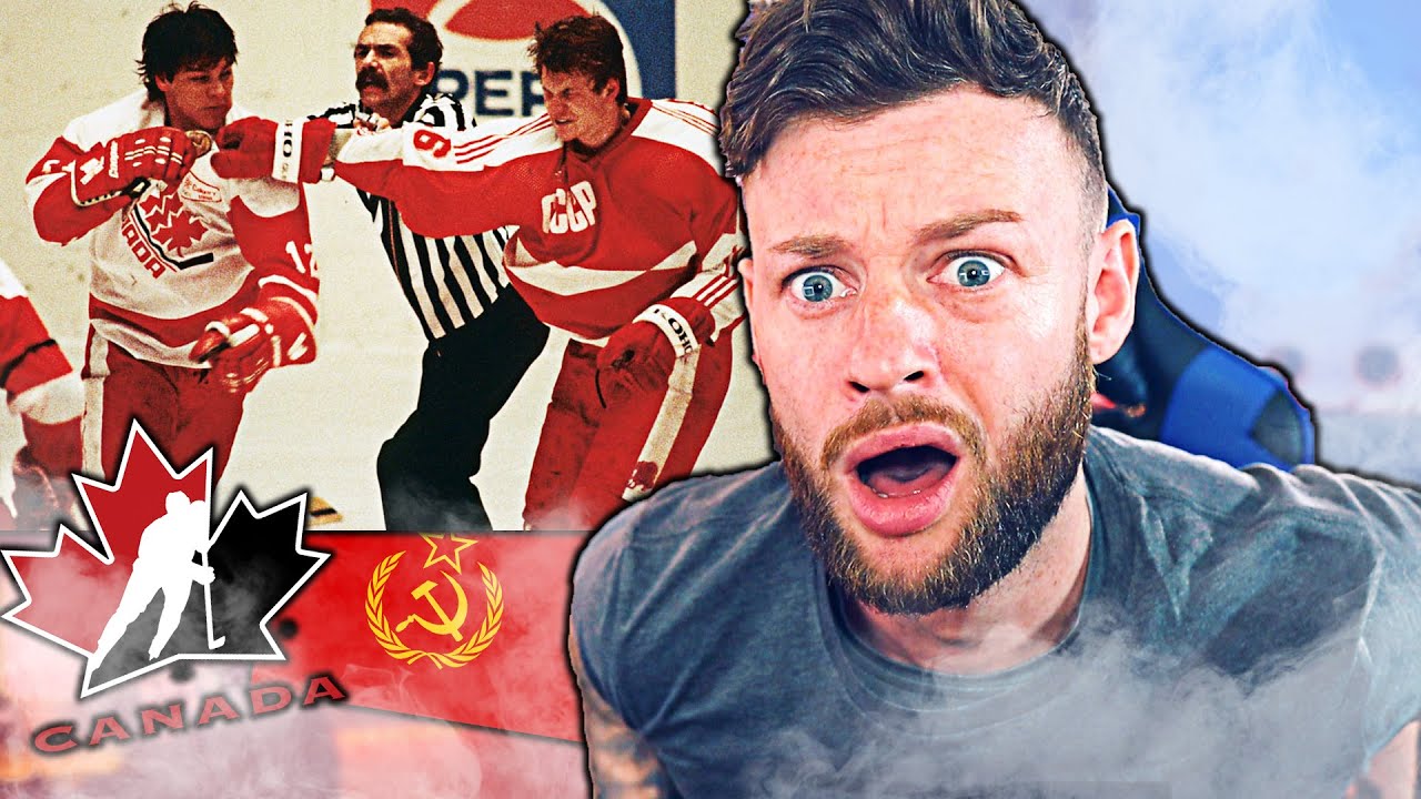 DO NOT MESS WITH CANADIANS! Punch Up In Piestany 1987 ( reaction